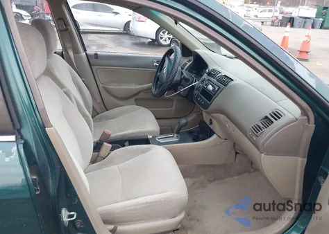 2002 Honda Civic Ex из США, поврежденный, VIN 1HGES26772L006655